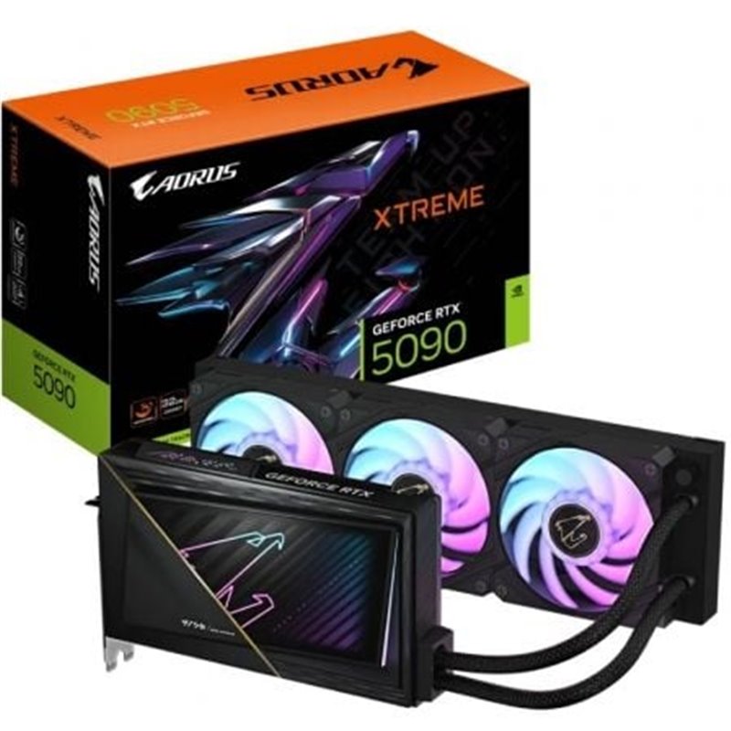 Tarjeta Gr�fica Gigabyte AORUS GeForce RTX 5090 Xtreme WaterForce/ 32GB GDDR7