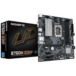 Placa Base Gigabyte B760M D3HP Socket 1700/ DDR5/ PCIe 4.0/ Micro ATX