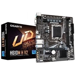 Placa Base Gigabyte H610M H V2 Socket 1700/ DDR5/ PCIe 4.0/ Micro ATX