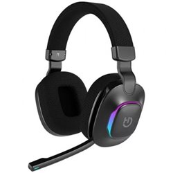 Auriculares Gaming Inal�mbricos con Micr�fono Hiditec Vortex ARGB/ Jack 3.5/ Bluetooth/ Negros