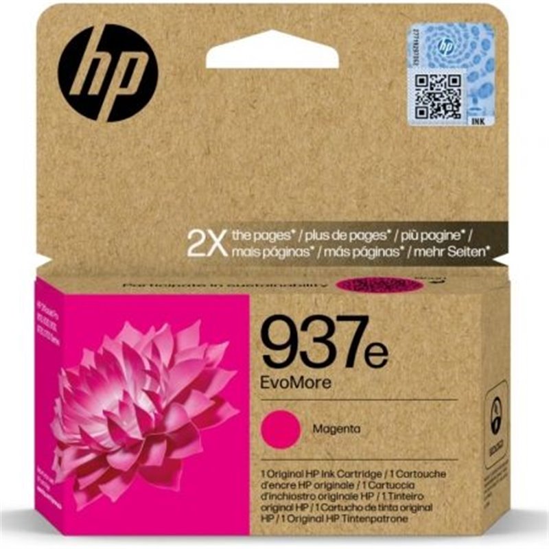 Cartucho de Tinta Original HP n�937e EvoMore/ Magenta