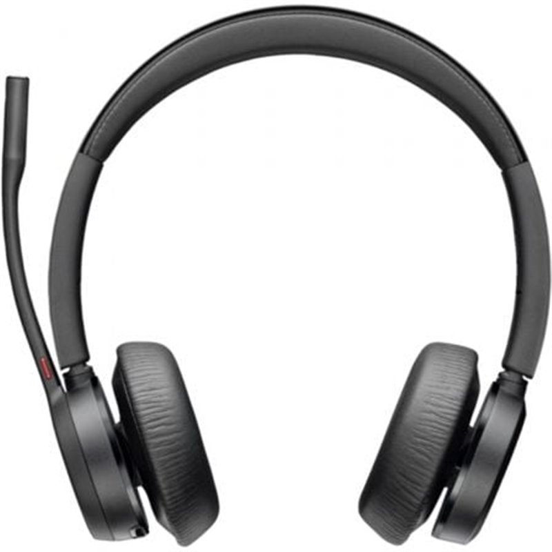 Auriculares Inal�mbricos Poly Voyager 4320 UC + Adaptador BT700 + Base de Carga/ con Micr�fono/ Bluetooth/ Negros