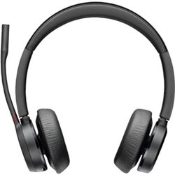 Auriculares Inal�mbricos Poly Voyager 4320 + Adaptador BT700 + Base de Carga/ con Micr�fono/ Bluetooth/ Negros