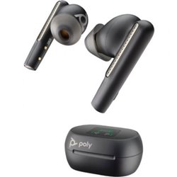 Auriculares Bluetooth Poly Voyager Free 60+ UC M con estuche de carga + Adaptador BT700/ Autonom�a 10h/ Negros