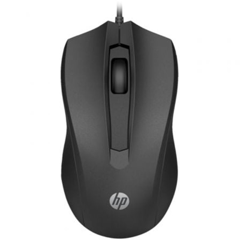 Rat�n HP 105/ Hasta 1600 DPI/ Negro