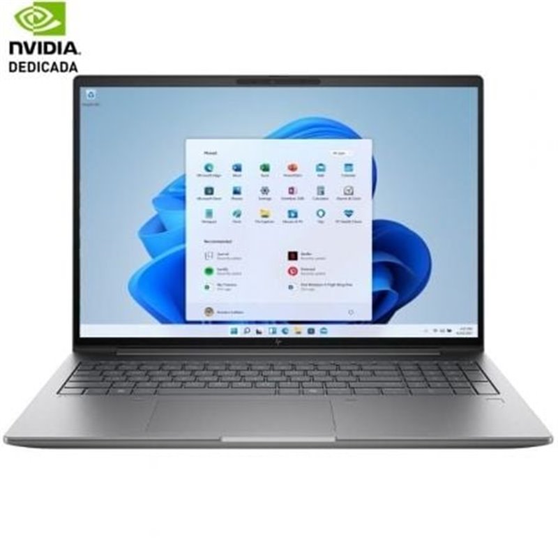 Port�til Workstation HP ZBook X G1i B72XDET Intel Core Ultra 7-255H/ 32GB/ 1TB SSD/ RTX Pro 1000 Blackwell/ 16" T�ctil/ Win11 Pr