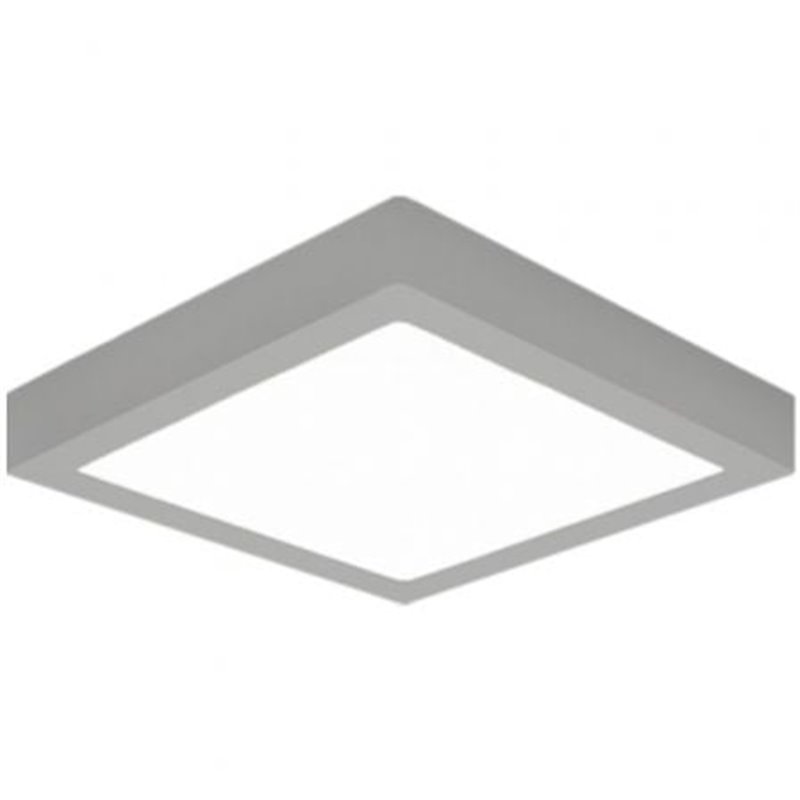 Downlight Iglux SUP-102413-FS/ Cuadrado/ �170x170x35mm/ Potencia 13W/ 1020 L�menes/ 3000�K/ Plata