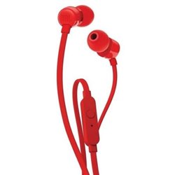 Auriculares Intrauditivos JBL T110/ con Micr�fono/ Jack 3.5/ Rojos