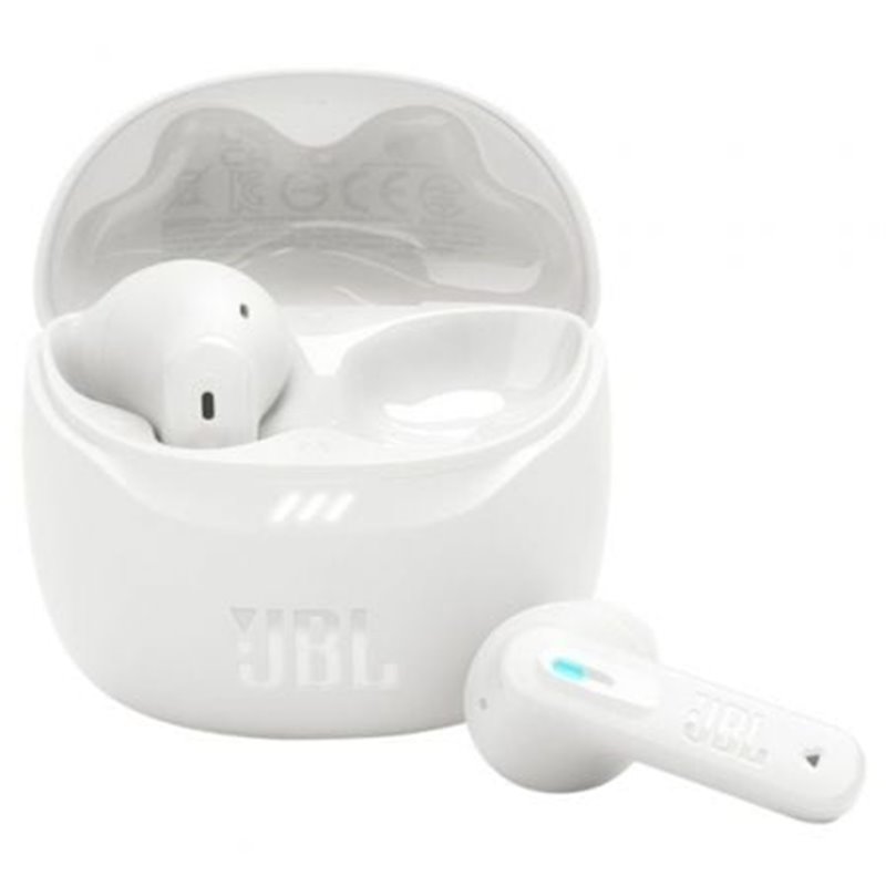 Auriculares Bluetooth JBL Tune Flex 2 con estuche de carga/ Autonom�a 12h/ Blanco
