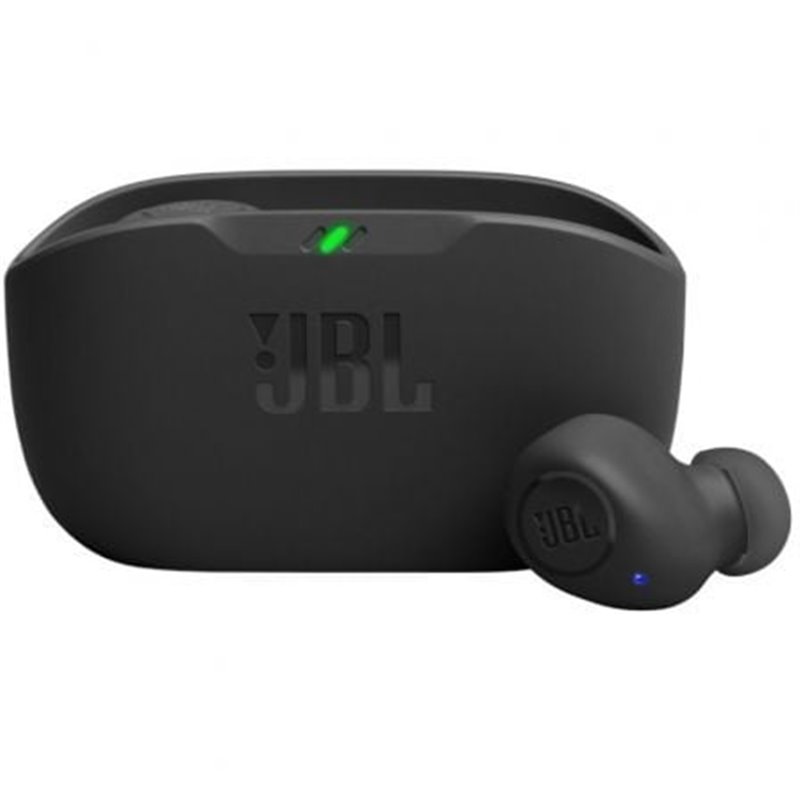 Auriculares Bluetooth JBL Vibe Buds con estuche de carga/ Autonom�a 8h/ Negros