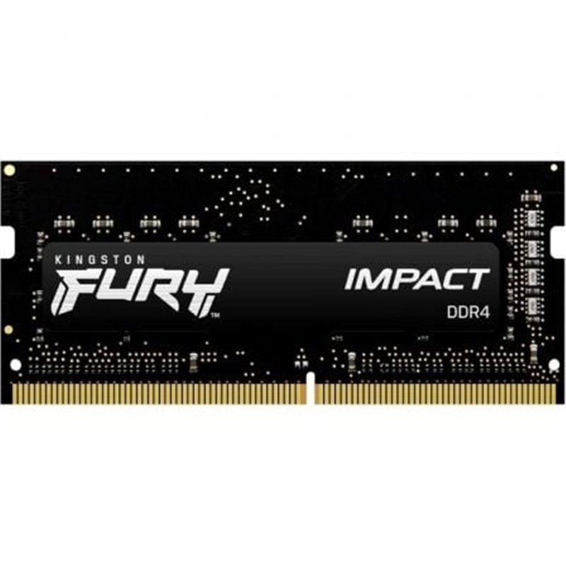 Memoria RAM Kingston FURY Impact 16GB/ DDR4/ 3200MHz/ 1.2V/ CL20/ SODIMM
