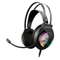 Auriculares Gaming con Micr�fono Krom Kappa/ Jack 3.5/ USB 2.0/ Negros