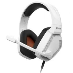 Auriculares Gaming con Micr�fono Krom Kopa Pro/ Jack 3.5/ Blancos