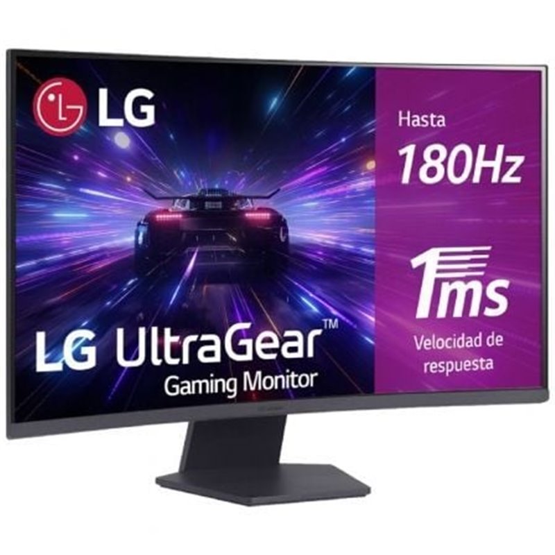 Monitor Gaming Curvo LG UltraGear 32GS60QC-B 31.5"/ QHD/ 1ms/ 180Hz/ VA/ Negro