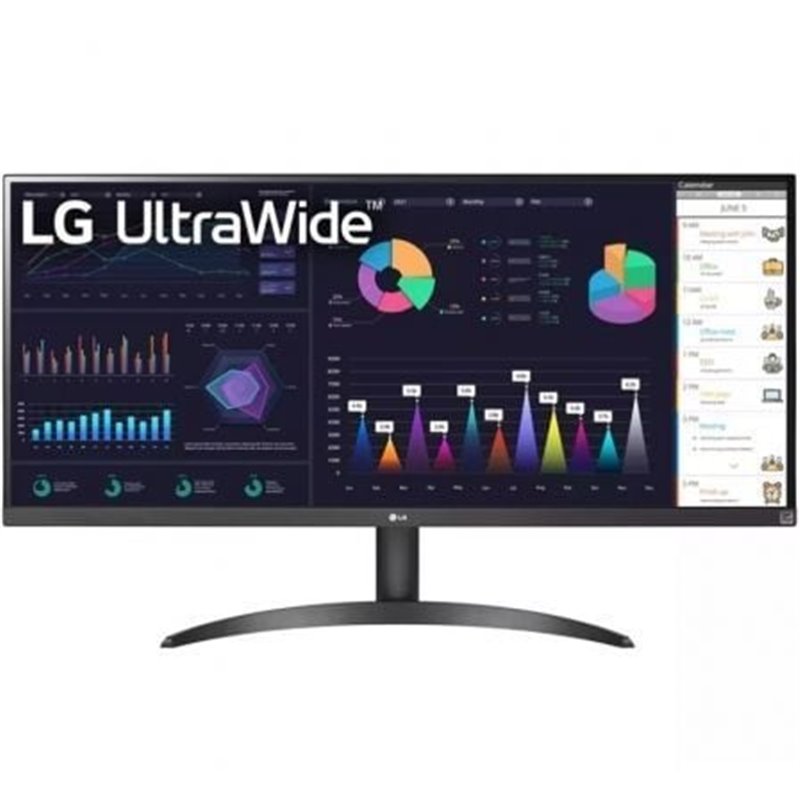 Monitor Profesional Ultrapanor�mico LG 34WQ500-B 34"/ WFHD/ Negro