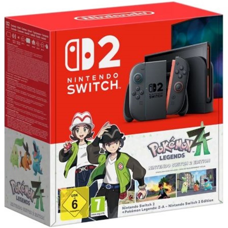 Nintendo Switch 2/ Incluye C�digo Juego Leyendas Pok�mon: Z-A Nintendo Switch 2 Edition