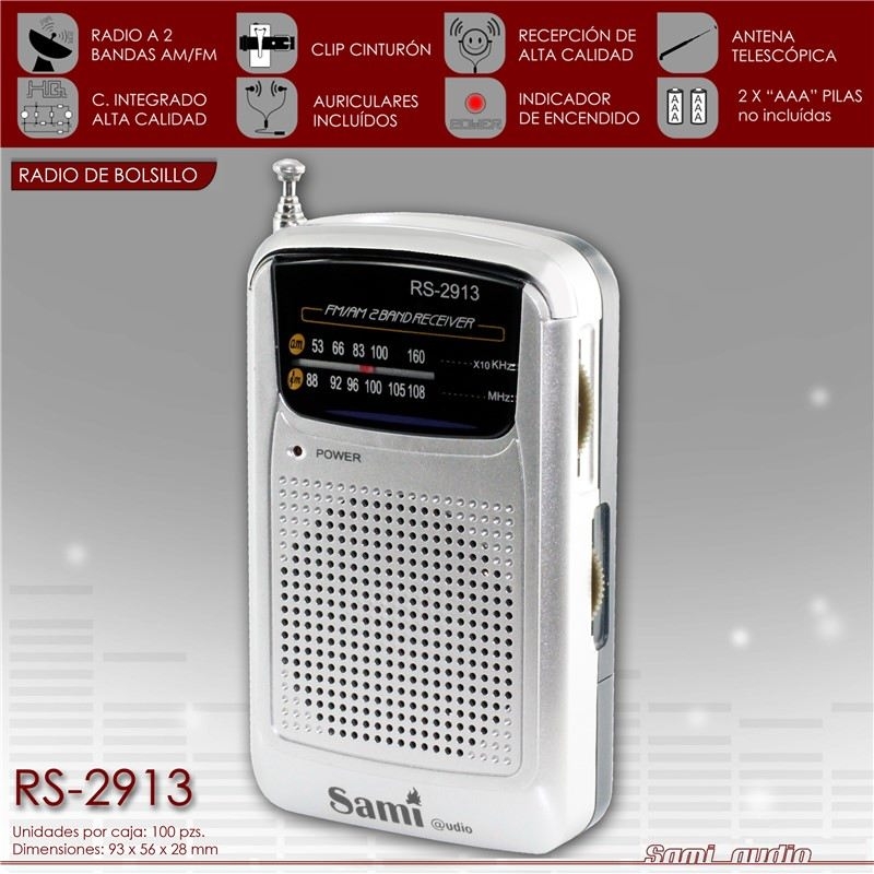 RADIO SAMI DE BOLSILLO RS-2913