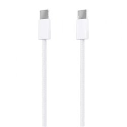 Cable USB 2.0 Tipo-C Aisens A107-0855/ USB Tipo-C Macho - USB Macho/ Hasta 60W/ 480Mbps/ 1m/ Blanco