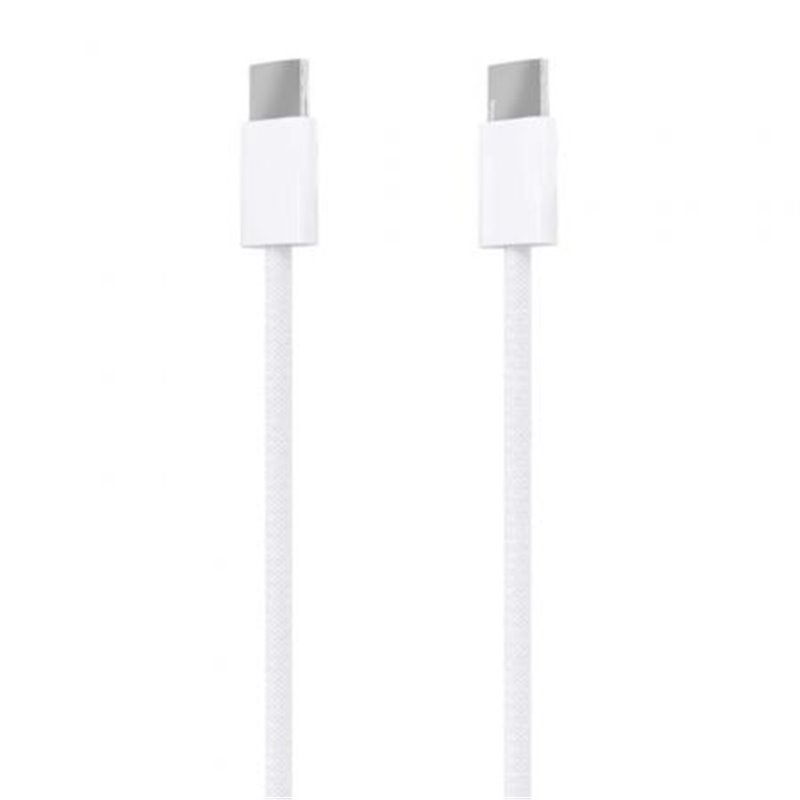 Cable USB 2.0 Tipo-C Aisens A107-0855/ USB Tipo-C Macho - USB Macho/ Hasta 60W/ 480Mbps/ 1m/ Blanco