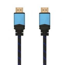 Cable HDMI 2.0 4K Aisens A120-0360/ HDMI Macho - HDMI Macho/ 10m/ Negro y Azul