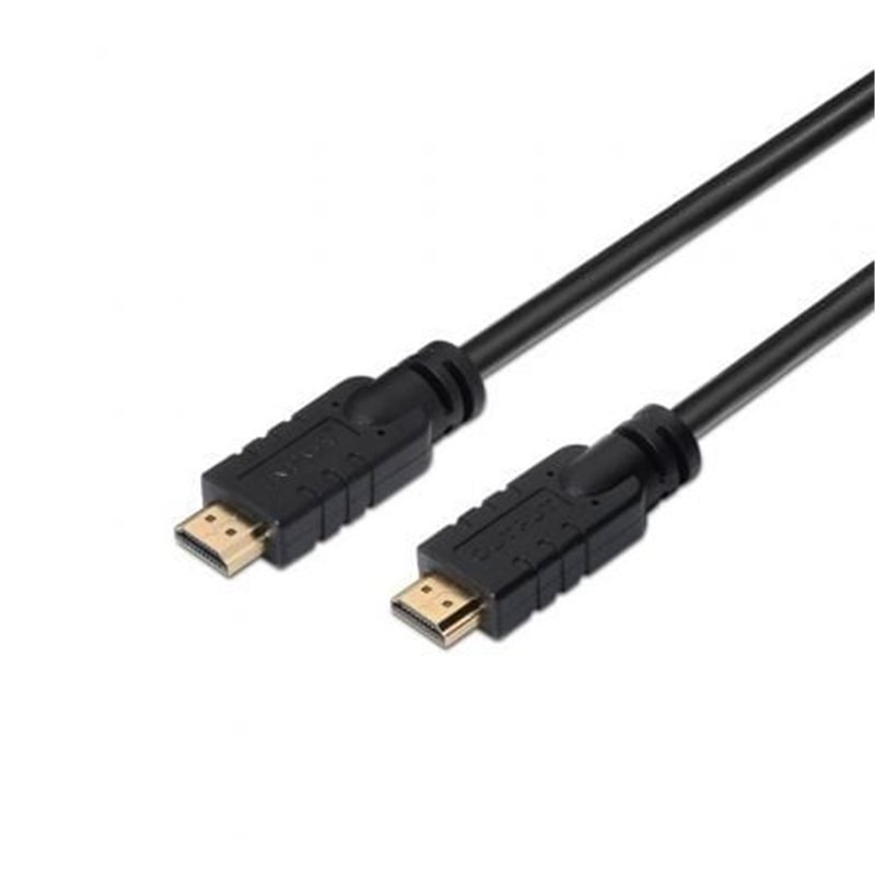 Cable HDMI 2.0 4K Aisens A120-0373/ HDMI Macho - HDMI Macho/ 15m/ Negro