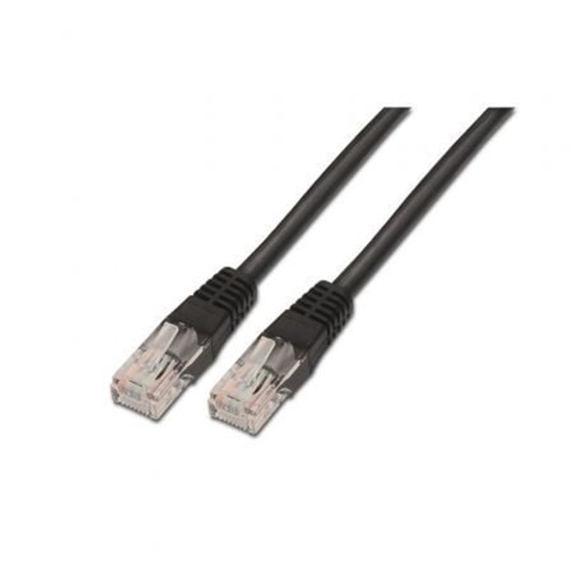 Cable de Red RJ45 UTP Aisens A135-0258/ Cat.6/ 1m/ Negro