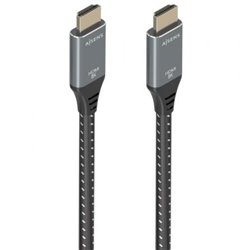 Cable HDMI 2.1 8K Aisens A150-0876/ HDMI Macho - HDMI Macho/ 5m/ Gris y Negro