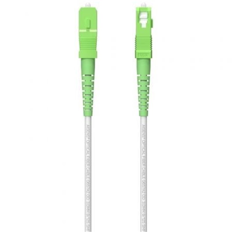 Cable de Fibra �ptica G657A2 3.0 9/125 SMF Aisens A152-0615/ LSZH/ 60m/ Blanco