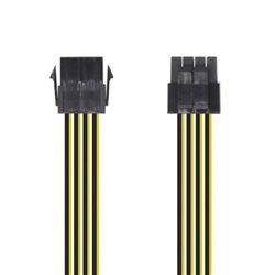 Cable de Alimentaci�n Microprocesador Aisens A131-0419/ Molex -4+4 PIN Macho - Molex 8 PIN Hembra/ 30cm