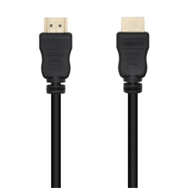 Cable HDMI 1.4 14+1 CCS Aisens A119-0528/ HDMI Macho - HDMI Macho/ 1m/ Negro