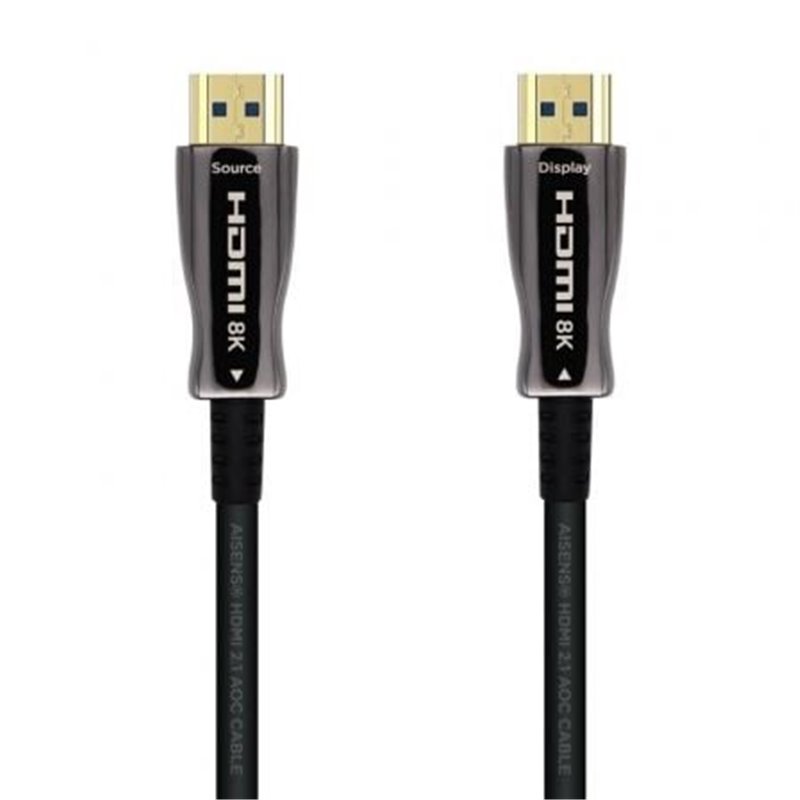 Cable HDMI 2.1 AOC 8K Aisens A153-0519/ HDMI Macho - HDMI Macho/ 30m/ Negro