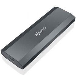 Caja Externa para Disco SSD M.2 NVMe Aisens ASM2-029GR/ USB 3.2/ Sin tornillos