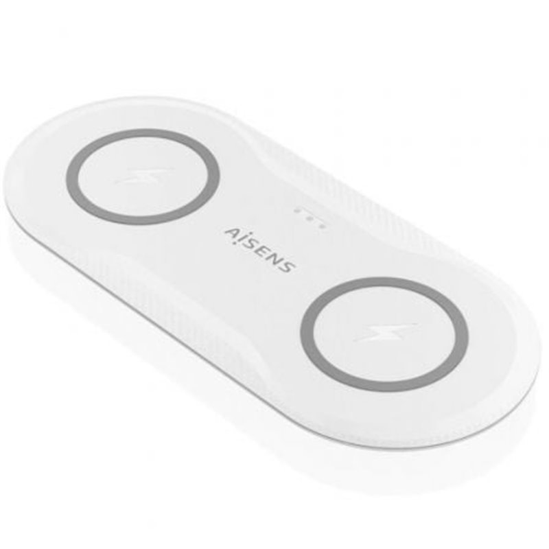Base de carga Inal�mbrica Aisens ASCH-15W2WC059-W/ 15W/ Blanco