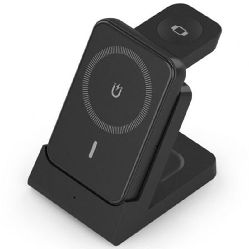 Base de carga Inal�mbrica Aisens ASCH-15W4WC064-BK/ 15W/ Negro