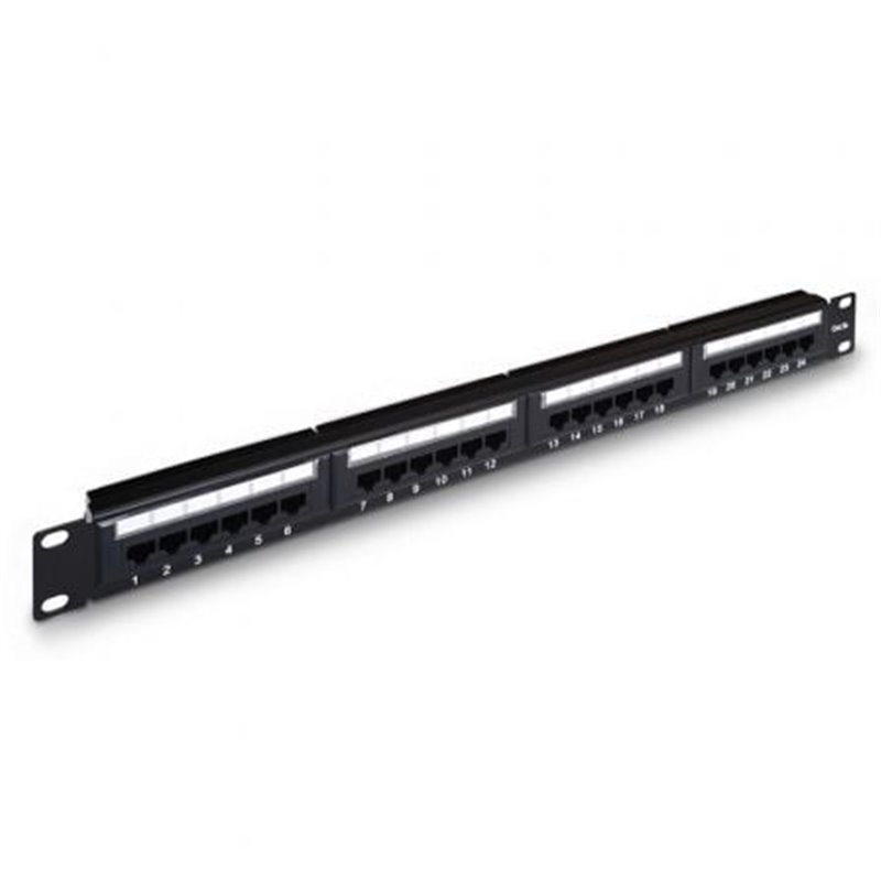 Patch Panel Aisens A141-0307/ 24 Puertos/ Cat.5e/ Altura 1U