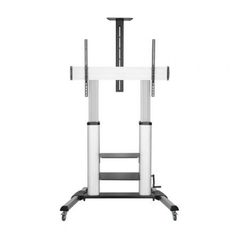 Soporte de Suelo Inclinable con Ruedas y Manivela Aisens FT100TE-125 para TV 60-100"/ hasta 100kg