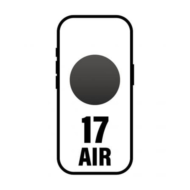 Smartphone Apple iPhone 17 Air/ 512GB/ 6.5"/ Negro Espacial