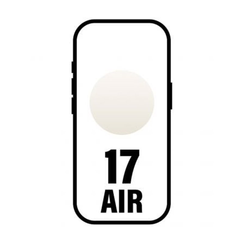 Smartphone Apple iPhone 17 Air/ 512GB/ 6.5"/ Dorado Claro