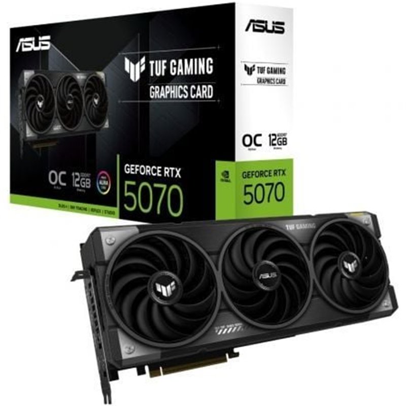 Tarjeta Gr�fica Asus TUF Gaming GeForce RTX 5070 OC Edition/ 12GB GDDR7