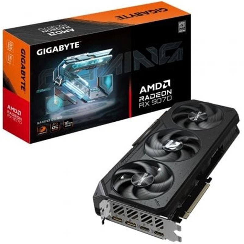 Tarjeta Gr�fica Gigabyte Radeon RX 9070 Gaming OC/ 16GB GDDR6