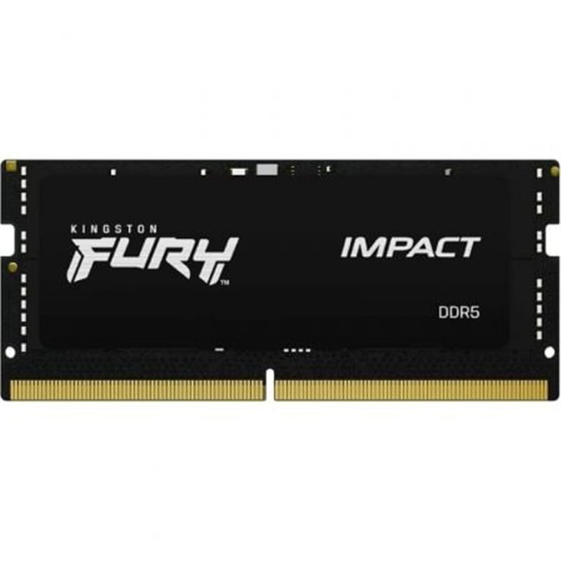Memoria RAM Kingston FURY Impact 16GB/ DDR5/ 5600MHz/ 1.1V/ CL40/ SODIMM