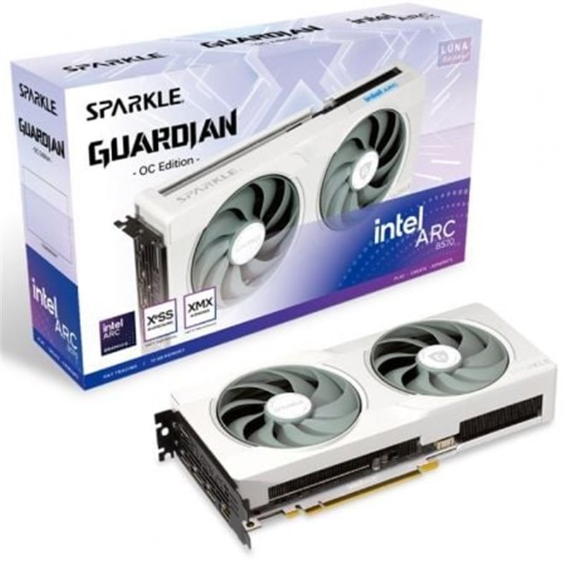 Tarjeta Gr�fica Sparkle Intel Arc B570 Guardian Luna OC Edition/ 10GB GDDR6