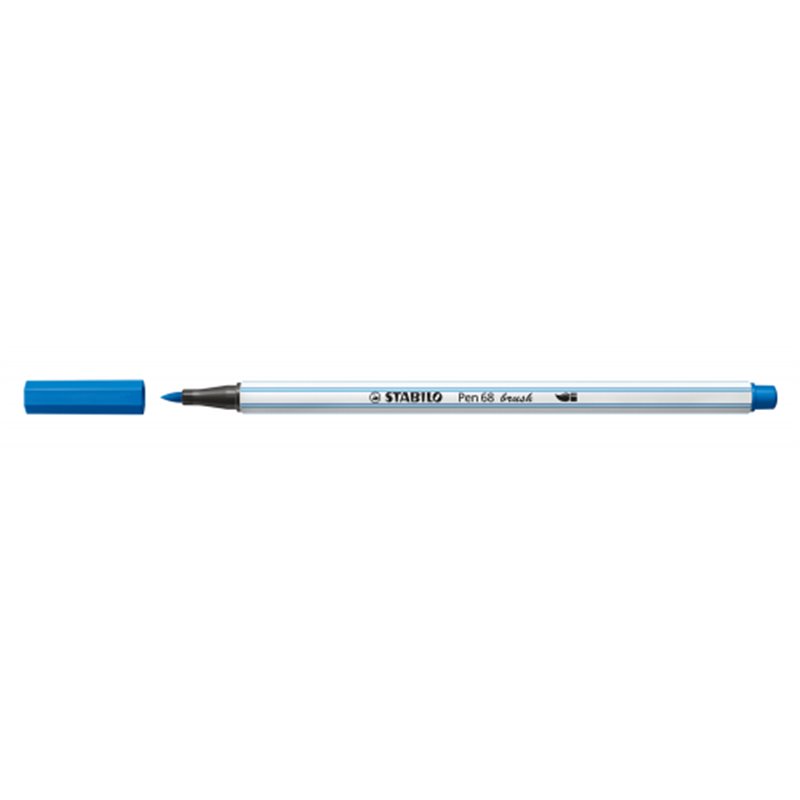 ROTULADOR PUNTA FIBRA PINCEL PEN 68 BRUSH AZUL OSCURO STABILO 568/41
