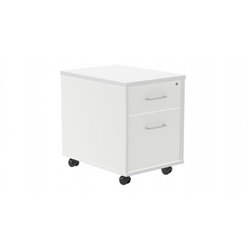 CAJONERA BUCK MOVIL 1 CAJON + CARPETERO. COLOR: ESTRUCTURA BLANCA / FRONTAL BLANCO ROCADA 4004AW04V24