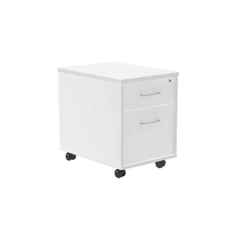 CAJONERA BUCK MOVIL 1 CAJON + CARPETERO. COLOR: ESTRUCTURA BLANCA / FRONTAL BLANCO ROCADA 4004AW04V24