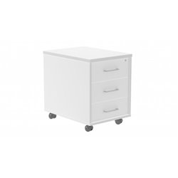 CAJONERA BUCK MOVIL 3 CAJONES. COLOR: ESTRUCTURA BLANCA / FRONTAL BLANCO ROCADA 4003AW04V24