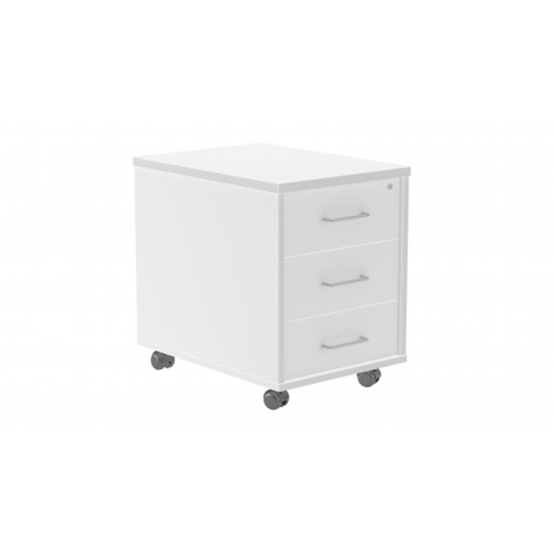 CAJONERA BUCK MOVIL 3 CAJONES. COLOR: ESTRUCTURA BLANCA / FRONTAL BLANCO ROCADA 4003AW04V24