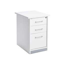 CAJONERA BUCK 2 CAJONES + CARPETERO. LATERALES BLANCO / TECHO + FRENTE BLANCO ROCADA 4006AW04V24