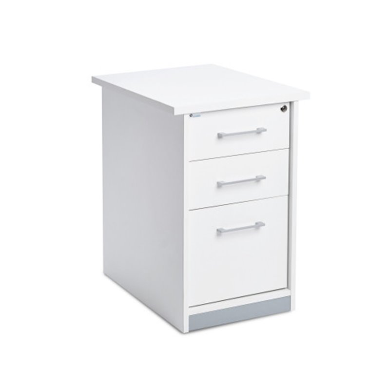 CAJONERA BUCK 2 CAJONES + CARPETERO. LATERALES BLANCO / TECHO + FRENTE BLANCO ROCADA 4006AW04V24