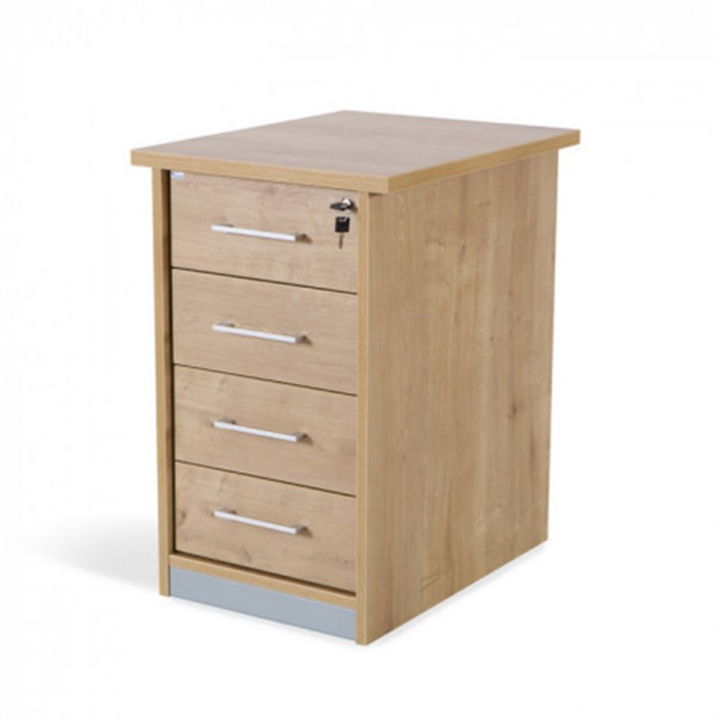 CAJONERA BUCK 4 CAJONES. LATERALES ROBLE / TECHO + FRENTE ROBLE ROCADA 4005AR08V24